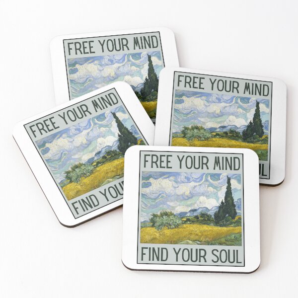 Item preview, Free Your Mind Find Your Soul Inspirational and motivational designed and sold by Manara  -Art.