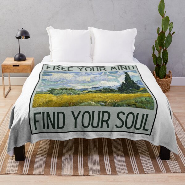 Item preview, Free Your Mind Find Your Soul Inspirational and motivational designed and sold by Manara -Art.