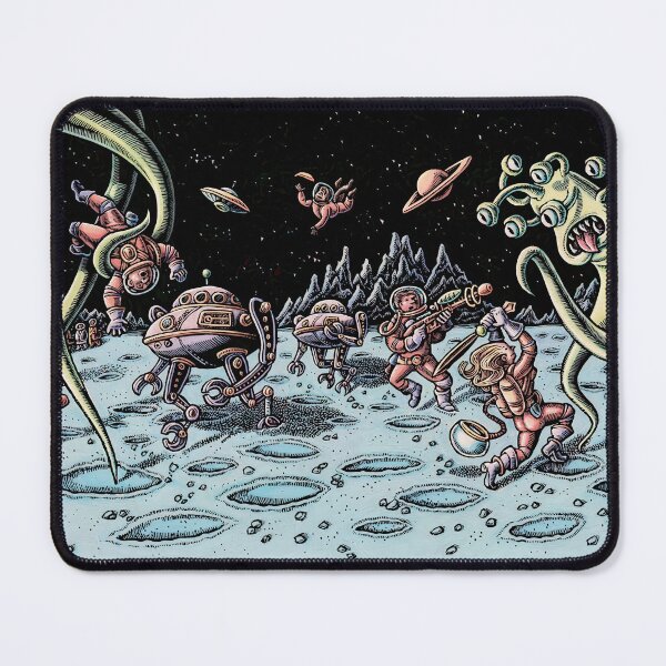 Item preview, Battle of Aliens and Astronauts designed and sold by LisaHaney.
