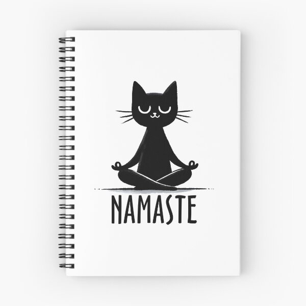 Item preview, Namaste Cat designed and sold by Made-by-Gus.