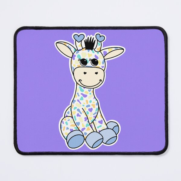 Item preview, Cute Genderfaun Pride Flag Giraffe Pastel Blue designed and sold by JoyfulJen.