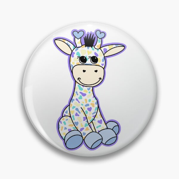 Item preview, Cute Genderfaun Pride Flag Giraffe Pastel Blue designed and sold by JoyfulJen.