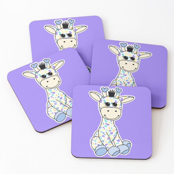 Item preview, Cute Genderfaun Pride Flag Giraffe Pastel Blue designed and sold by JoyfulJen.