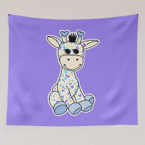Item preview, Cute Genderfaun Pride Flag Giraffe Pastel Blue designed and sold by JoyfulJen.