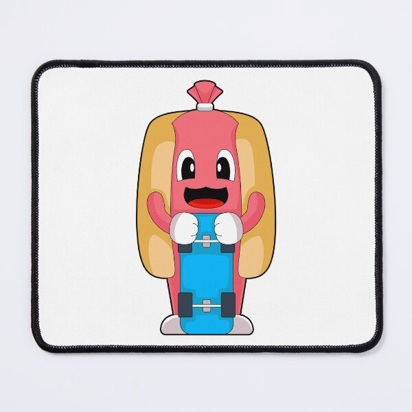 Item preview, Hot dog Skater Skateboard designed and sold by Snabdesign84.
