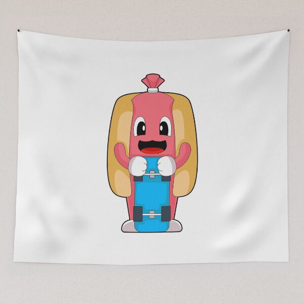 Item preview, Hotdog Skater Skateboard designed and sold by Snabdesign84.