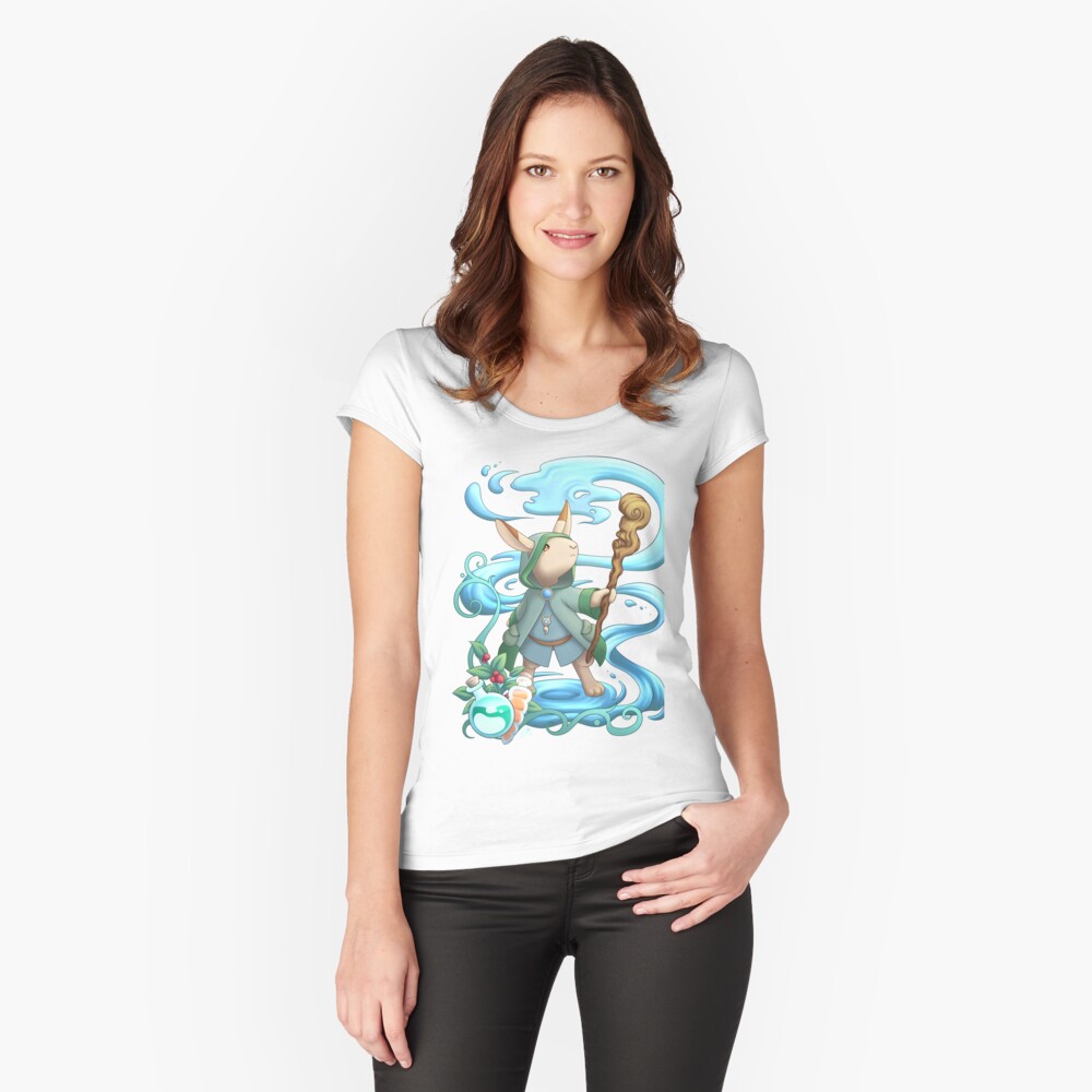 Item preview, Fitted Scoop T-Shirt designed and sold by WhiteCatShop.