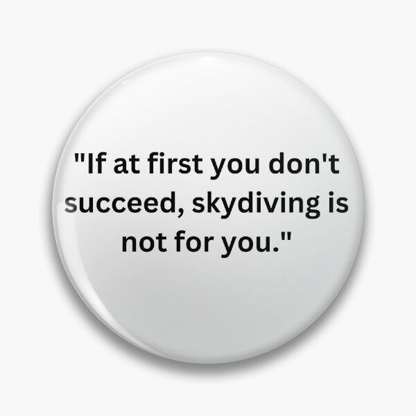 Item preview, skydiving joke designed and sold by Atlantico54.