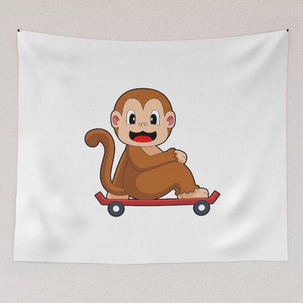 Item preview, Monkey Skater Skateboard designed and sold by Snabdesign84.