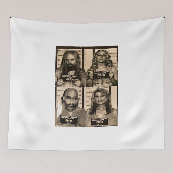 Item preview, The devils rejects mug shot collection art print design horror Rob zombie designed and sold by Jimbobipbip.