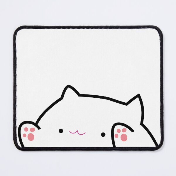Item preview, white cat designed and sold by Cine Merch.