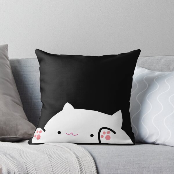 Item preview, white cat designed and sold by Cine Merch.