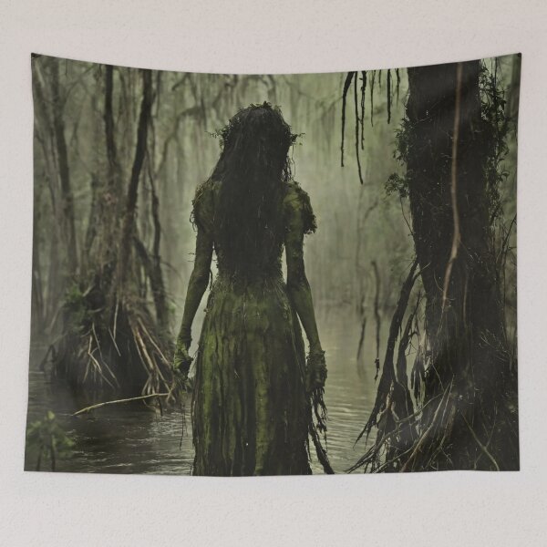 Item preview, swamp woman, swamp, horror story, horror designed and sold by DonnaBlankaArt.