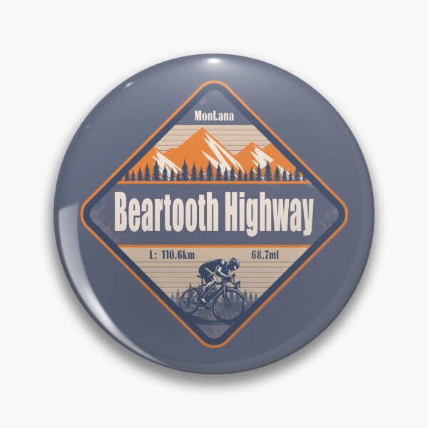 Item preview, Beartooth Highway  Montana Cycling Mountain Design designed and sold by CynthiaGraphics.