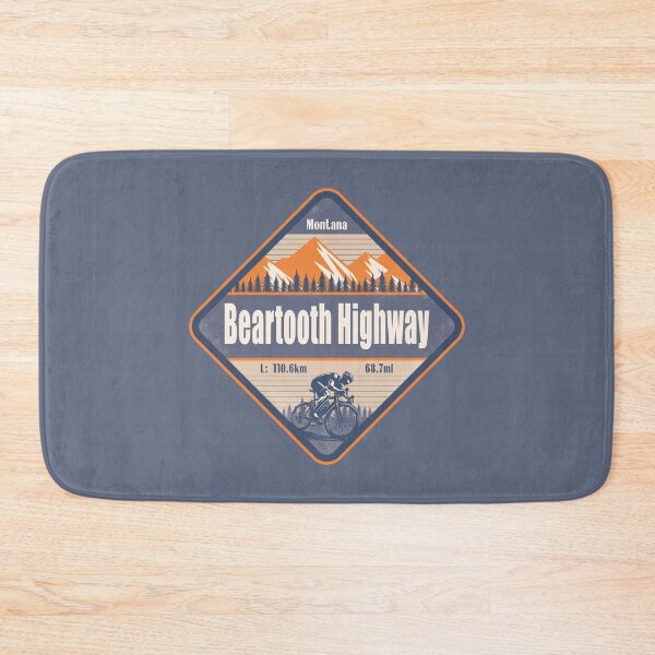Item preview, Beartooth Highway Montana Cycling Mountain Design designed and sold by CynthiaGraphics.
