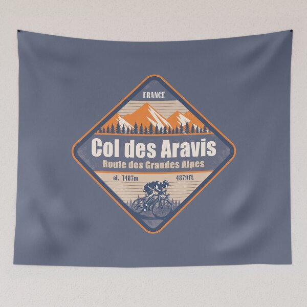 Item preview, Col des Aravis France Cycling Mountain Design designed and sold by CynthiaGraphics.