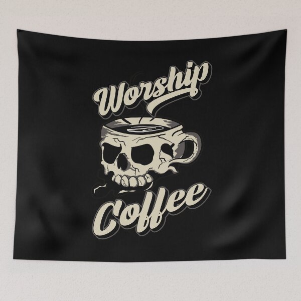 Item preview, Worship Coffee Vintage designed and sold by FYS-Arte-Style.