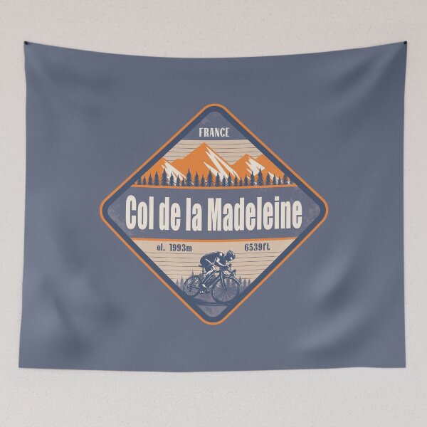 Item preview, Col de la Madeleine France Cycling Mountain Design designed and sold by CynthiaGraphics.
