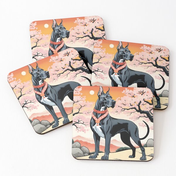 Item preview, Great Dane Medal Ukiyo-e designed and sold by HardCorps.