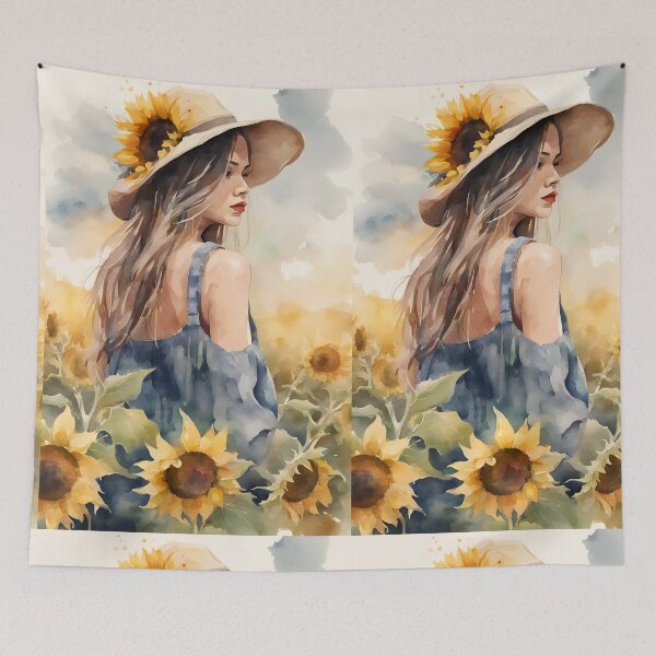 Item preview, Whispers of Love Among the Sunflowers designed and sold by Emilyprintart.