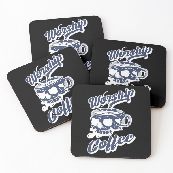 Item preview, Worship Coffee Blue designed and sold by FYS-Arte-Style.