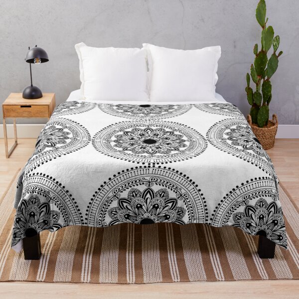 Item preview, Mandala style black and White Alpana designed and sold by ArtofSayankan.