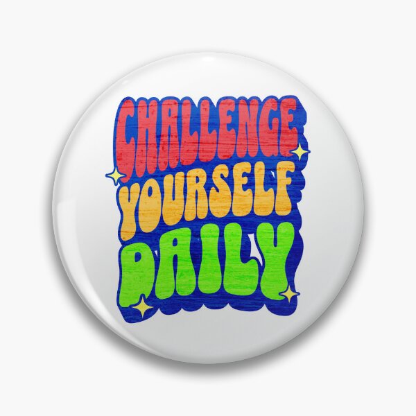 Item preview, Challenge Yourself Daily designed and sold by AnalajiaDesigns.