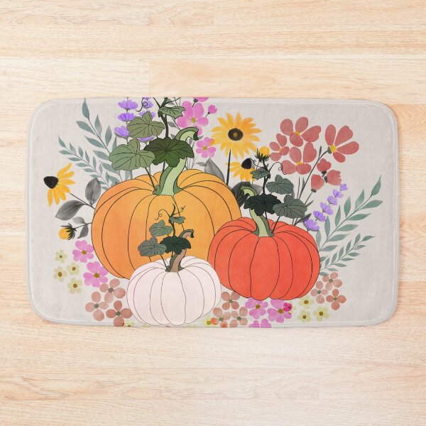 Item preview, Autumn Pumpkin Fall Floral designed and sold by NdesignTrend.