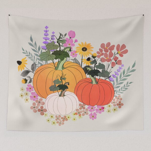 Item preview, Autumn Pumpkin Fall Floral designed and sold by NdesignTrend.