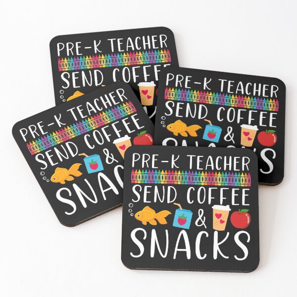 Item preview, Pre-K teacher - send coffee and snacks - back to school designed and sold by EvergreenWhimsy.