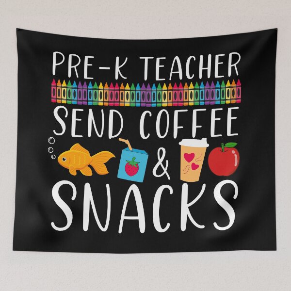 Item preview, Pre-K teacher - send coffee and snacks - back to school designed and sold by EvergreenWhimsy.