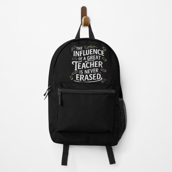Item preview, The Influence of a Great Teacher is Never Erased - Chalkboard Design designed and sold by deluxedigital1.