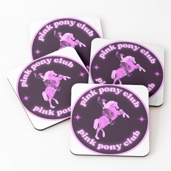 Aperçu de l'œuvre Pink Pony Club Chappel Roan Néon Sticker créée et vendue par ellanely.