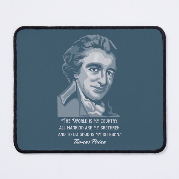 Item preview, Thomas Paine Portrait and Quote designed and sold by Unhinged Heather.