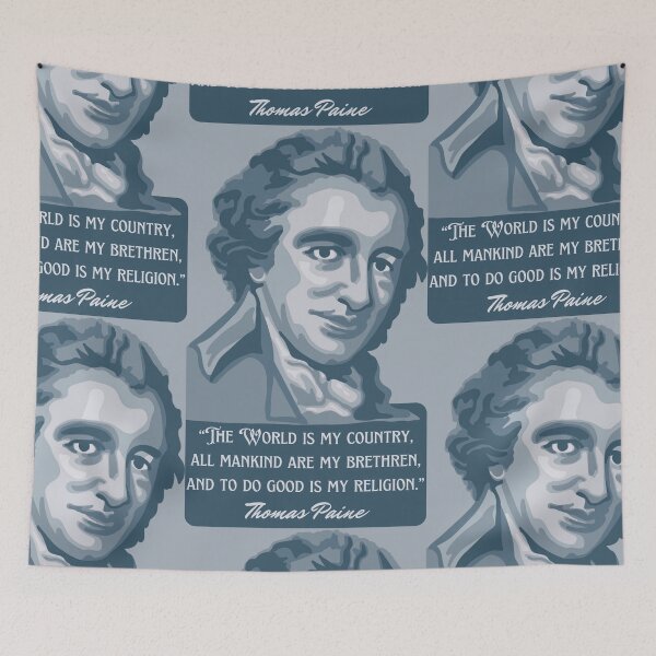 Item preview, Thomas Paine Portrait and Quote designed and sold by Unhinged Heather.