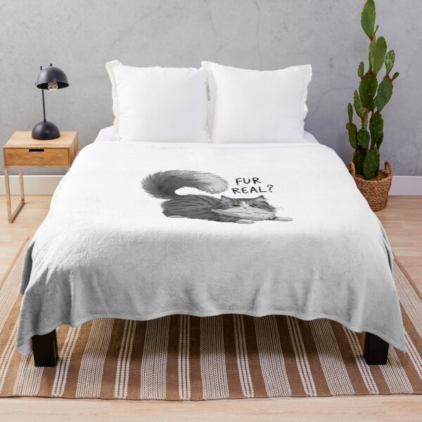 Item preview, "Fur real?" funny pun design designed and sold by Rare By Hero.
