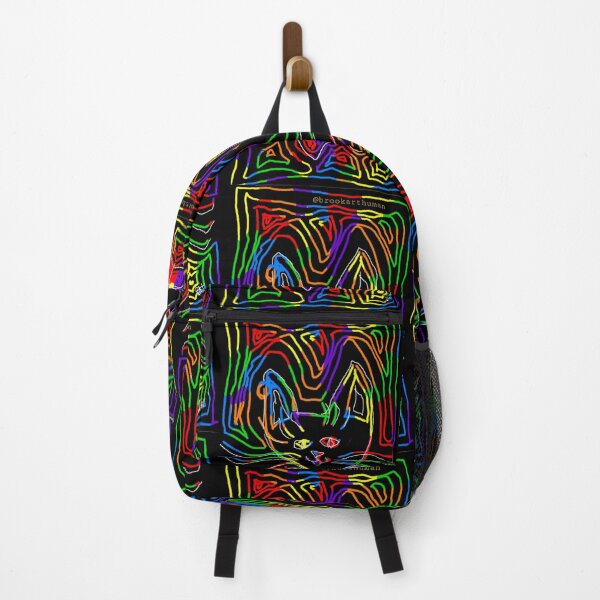 Item preview, Psychedelic Rainbow Cat designed and sold by DancingCreek.