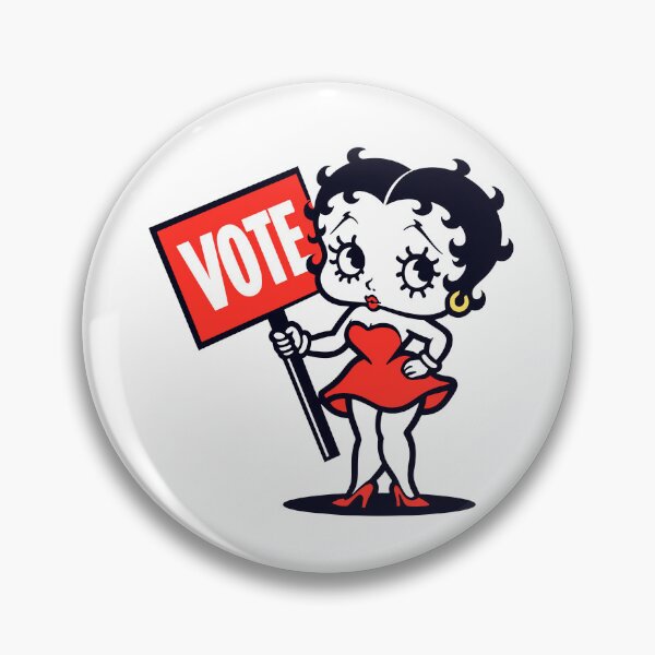 Item preview, Classic Betty Boop inspired Vote design designed and sold by Artbyminga.
