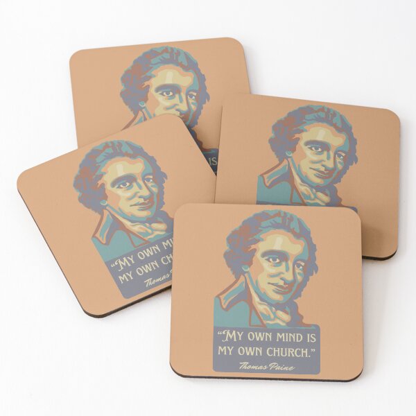 Item preview, Thomas Paine Portrait and Quote designed and sold by Unhinged Heather.