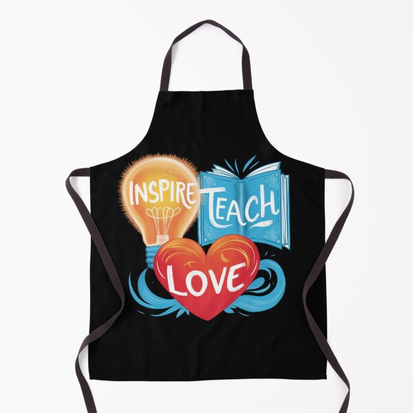 Item preview, Inspire, Teach, Love - Light Bulb, Book, and Heart Icons designed and sold by deluxedigital1.