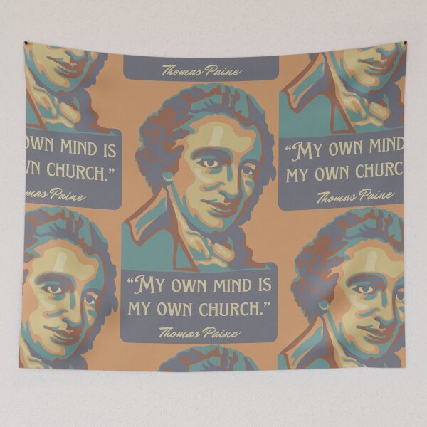 Item preview, Thomas Paine Portrait and Quote designed and sold by Unhinged Heather.