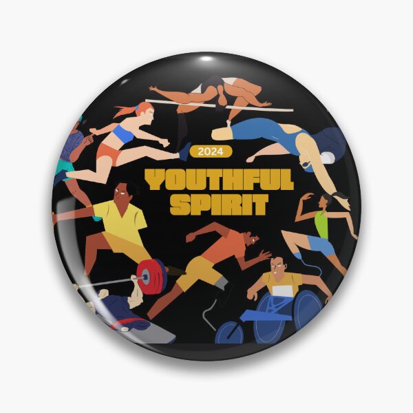 Item preview, youthful spirit of paralympians designed and sold by VividlyPossible.