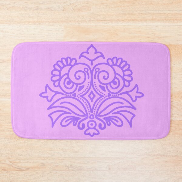 Item preview, Purple folk motif designed and sold by Kalpa.