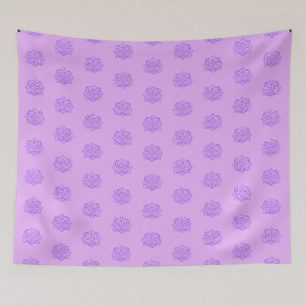 Item preview, Purple folk motif designed and sold by Kalpa.