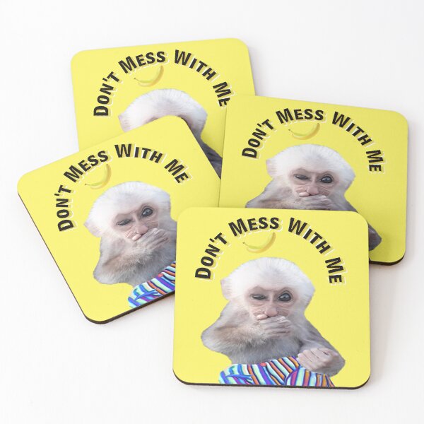 Item preview, Mess w/ Me Monkey designed and sold by kristalcurt.
