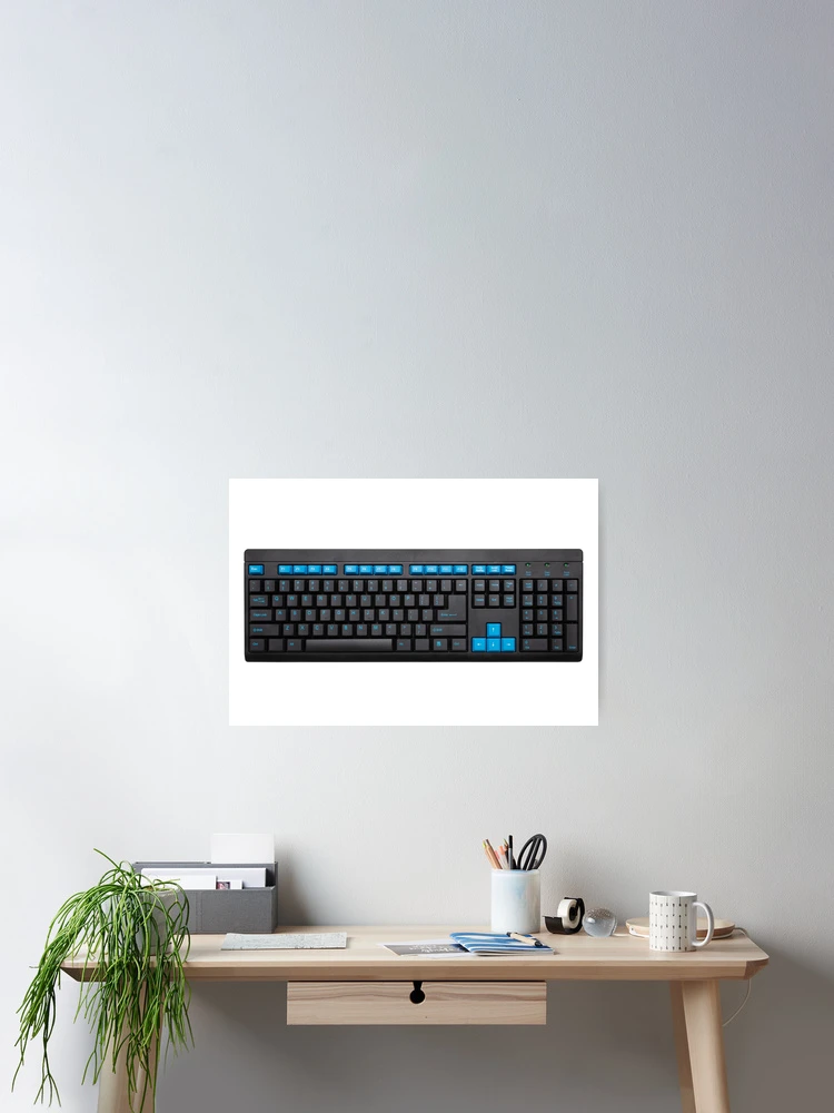 Thumbnail 2 of 3, Poster, Computer Keyboard designed and sold by Leslie Banks.