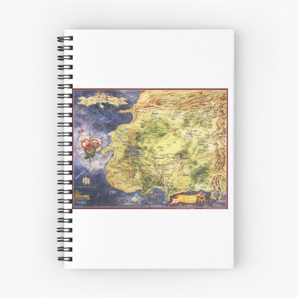 Item preview, Wheel of time fantasy map Robert Jordan art design designed and sold by Jimbobipbip.