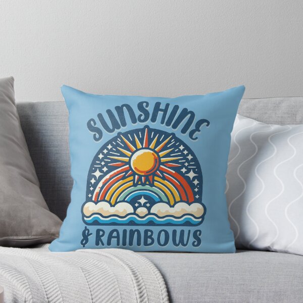 Artikelvorschau, Sonnenschein & Regenbogen Retro entworfen und verkauft von tinytiger77.
