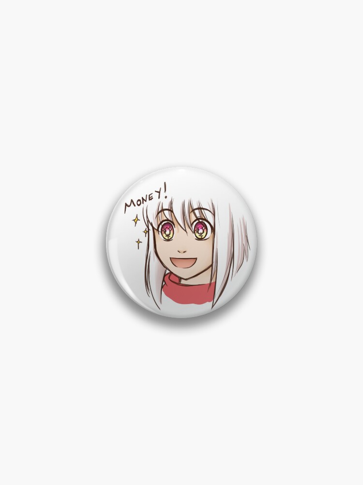 Thumbnail 1 of 3, Pin, Ricki loves money designed and sold by WhiteCatShop.