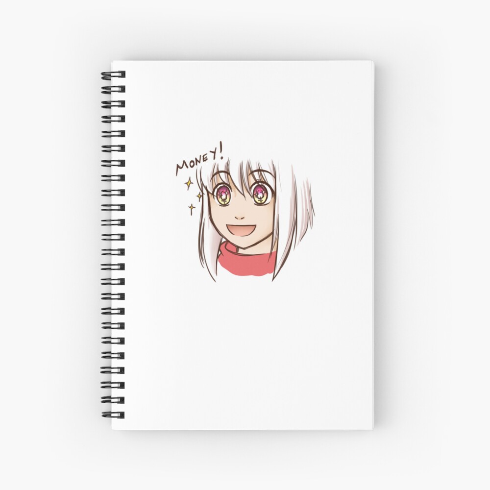 Item preview, Spiral Notebook designed and sold by WhiteCatShop.
